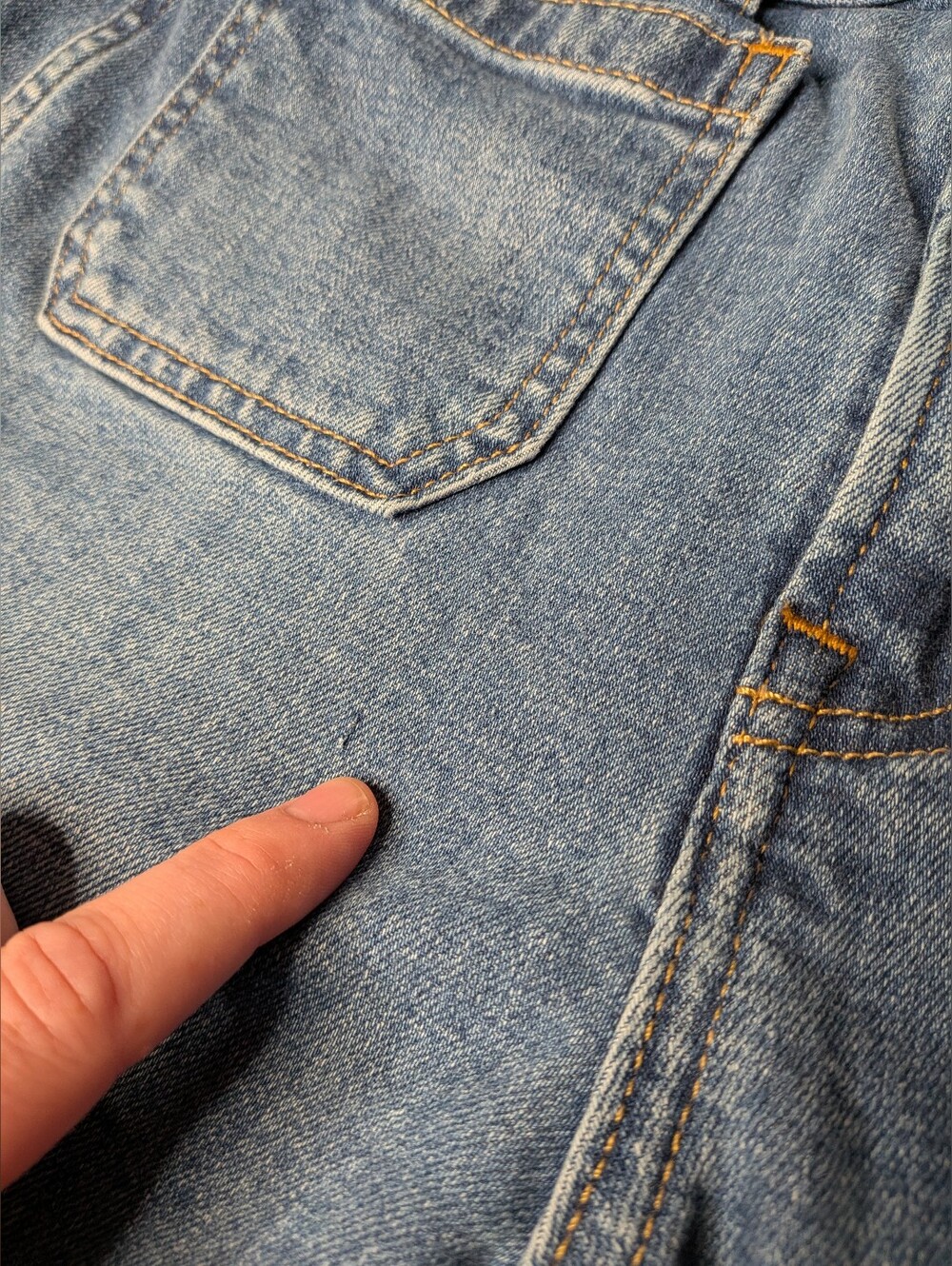 Gap 70's Flare High Rise Jeans Size 28 6r - Picture 10 of 10